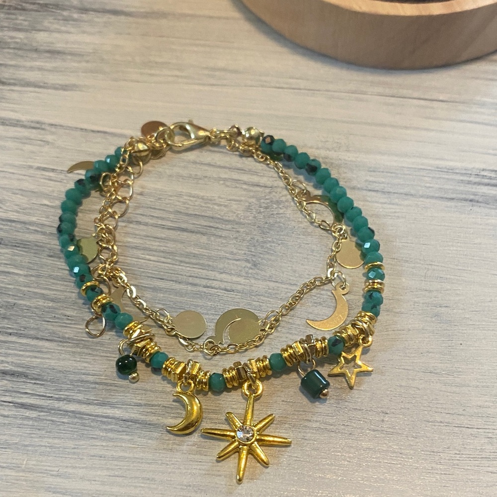 Sun&Moon Layered Bracelet